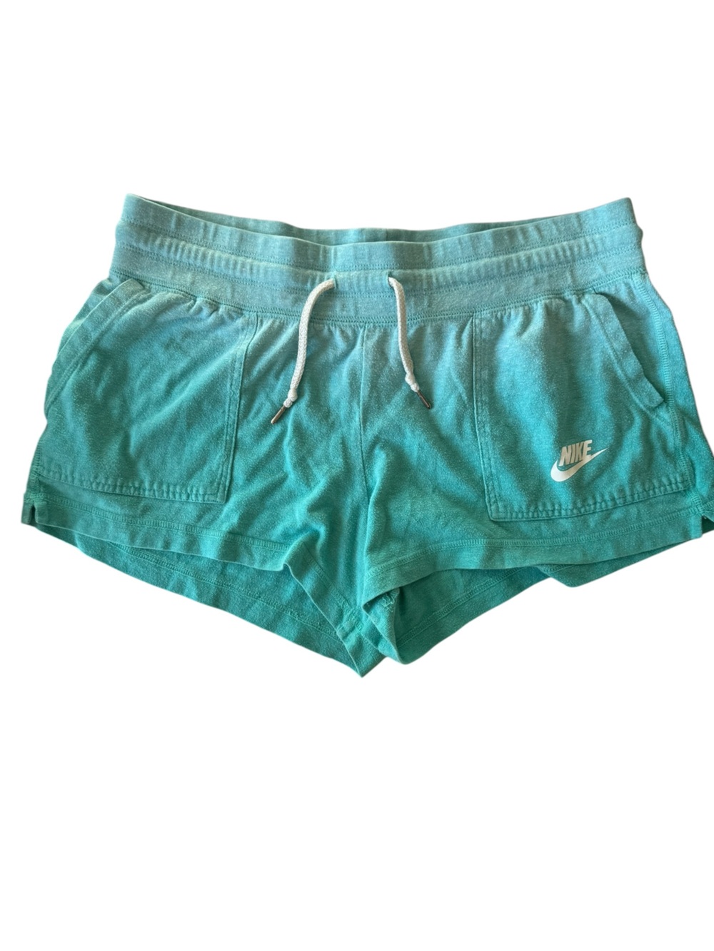 Nike Women's M French Terry Drawstring Shorts Vintage NSG